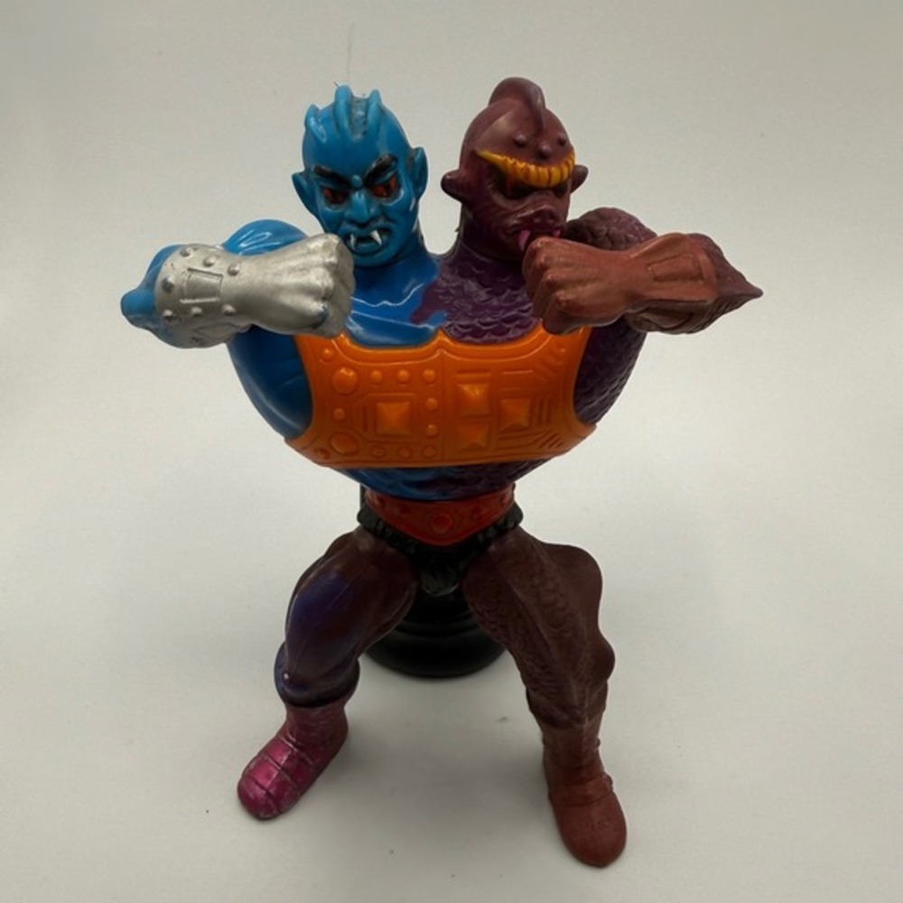 Vintage 1984 Masters of‎ the Universe MOTU Two Bad Action Figure Mattel